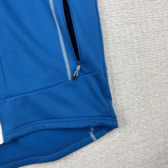 EIDER France Soft Shell Vest Light weigh Windbreaker Men's M Blue Hiking Read* - Picture 11 of 16